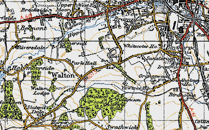 Old map of Widdowson Spring Wood in 1947
