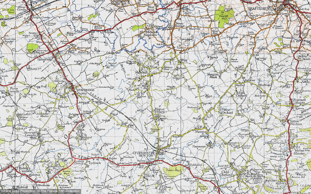 Old Map of Walton Elm, 1945 in 1945