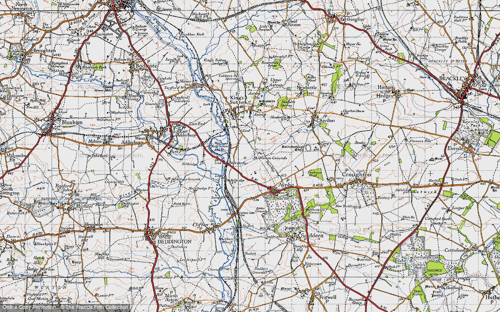 Old Map of Walton Grounds, 1946 in 1946