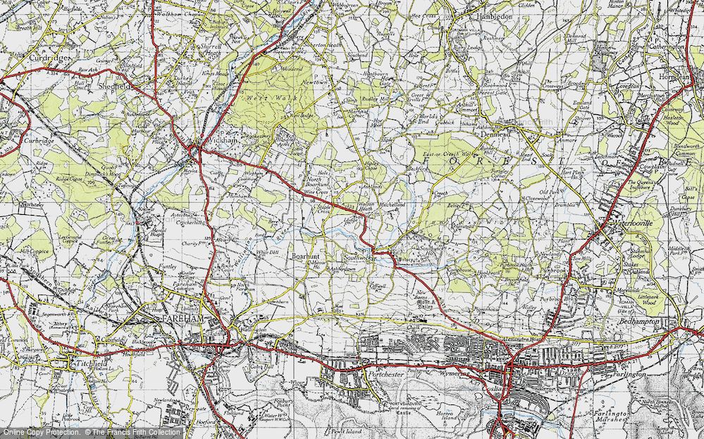 Old Map of Walton Heath, 1945 in 1945