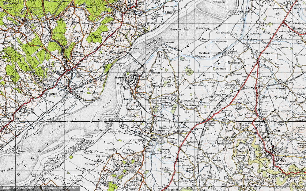 Old Map of Wanswell, 1946 in 1946