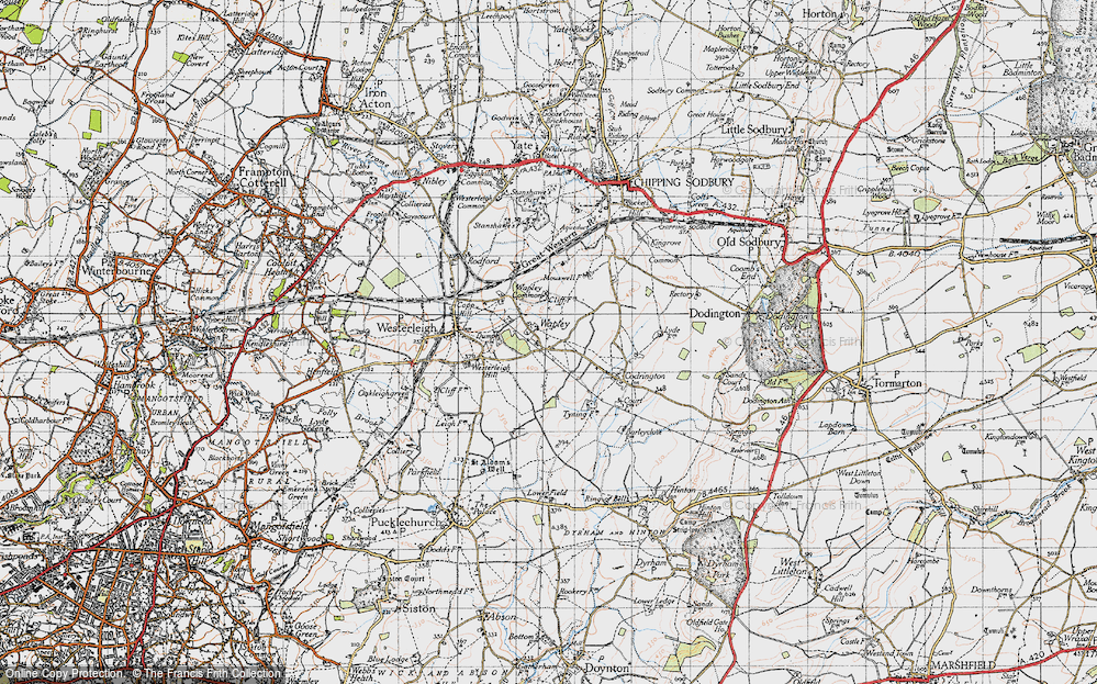 Old Map of Wapley, 1946 in 1946