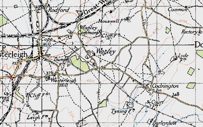 Old map of Wapley in 1946