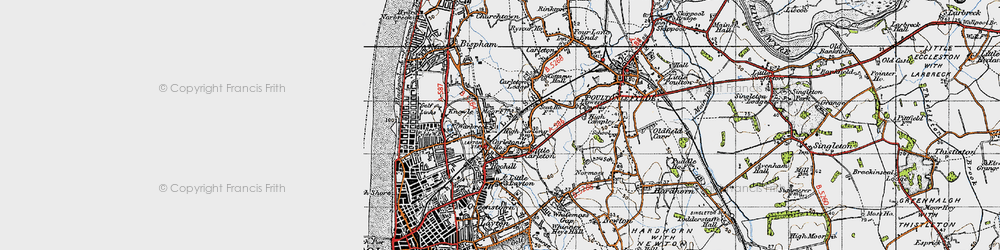Old map of Layton Sta in 1947