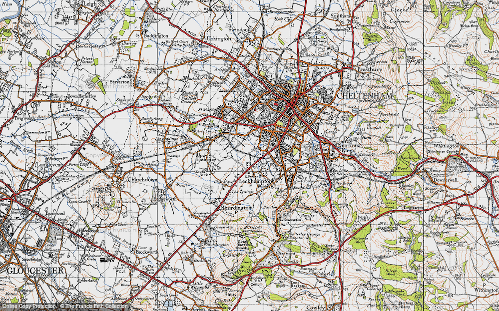 Old Maps of Warden Hill, Gloucestershire - Francis Frith