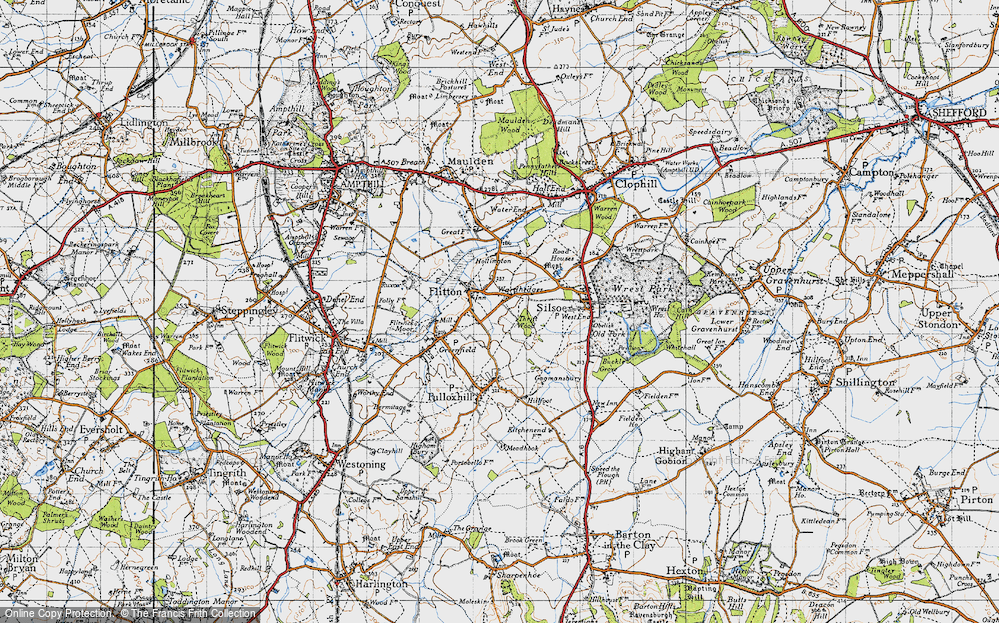 Old Map of Wardhedges, 1946 in 1946