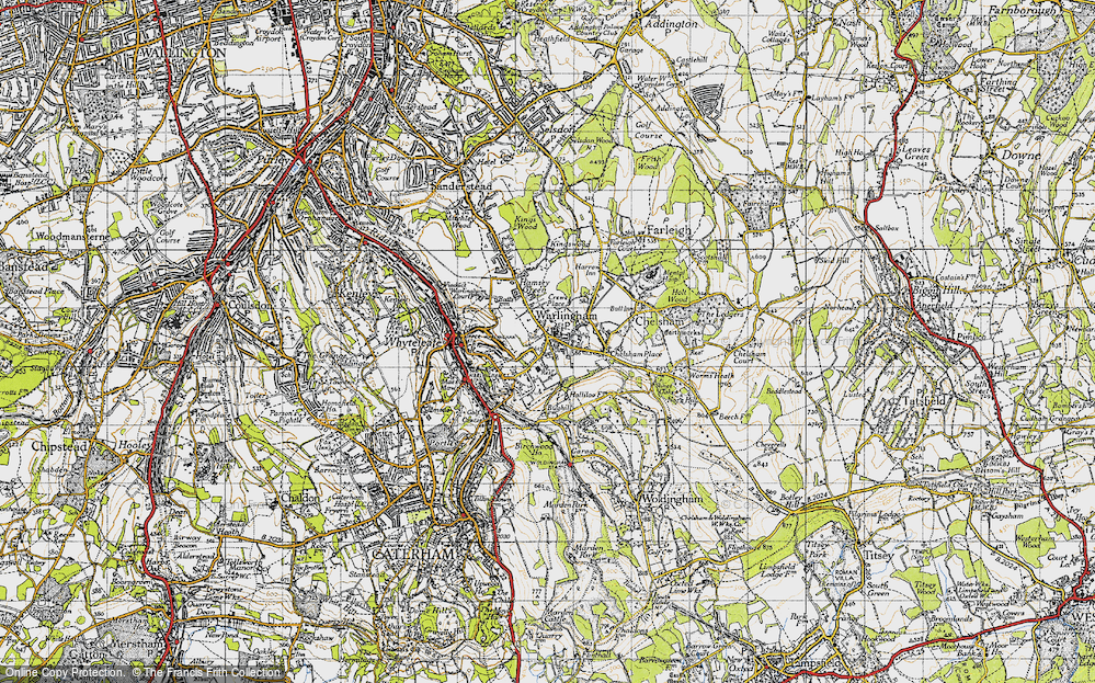 Old Map of Warlingham, 1946 in 1946