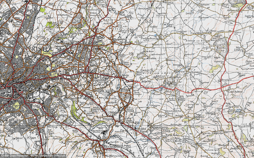 Old Map of Warmley, 1946 in 1946