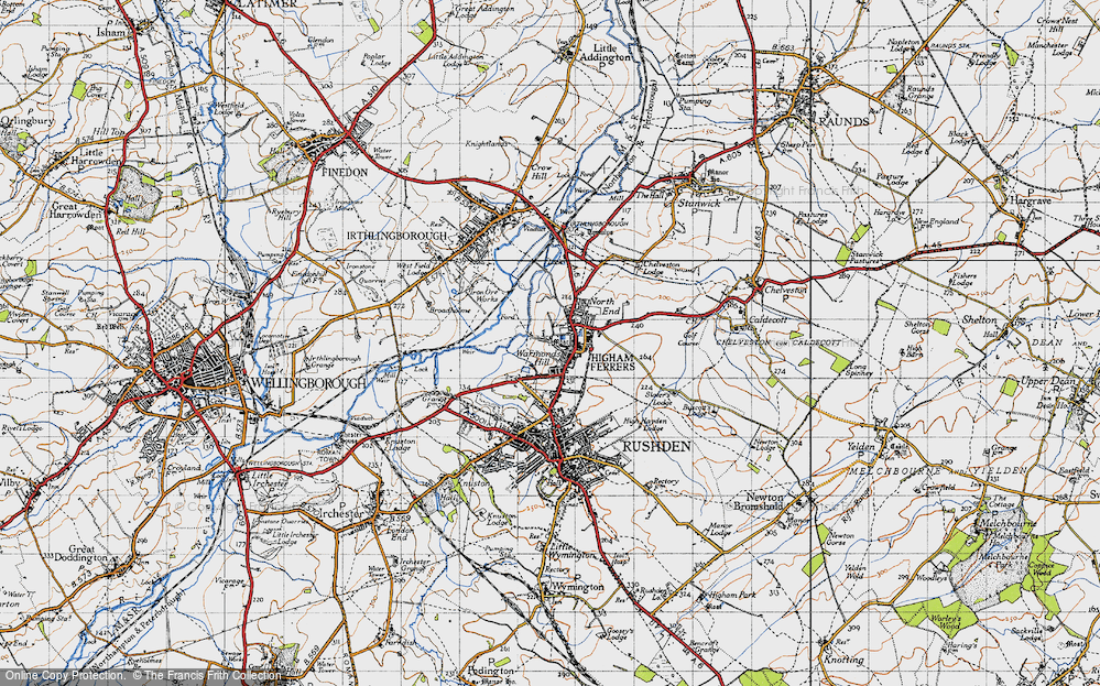 Old Map of Warmonds Hill, 1946 in 1946