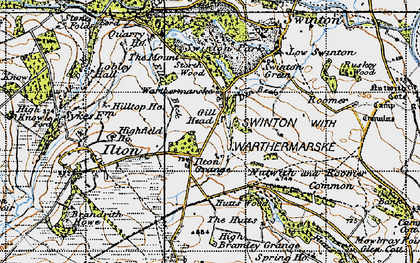 Old map of Swinton Park in 1947