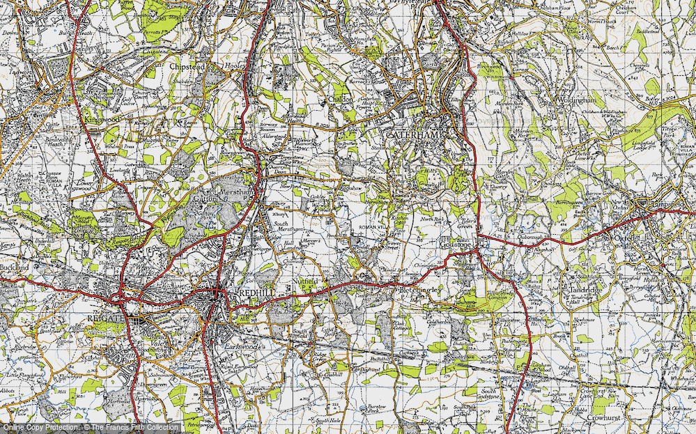 Old Map of Warwick Wold, 1946 in 1946