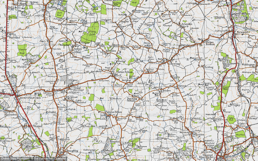 Old Map of Washall Green, 1946 in 1946
