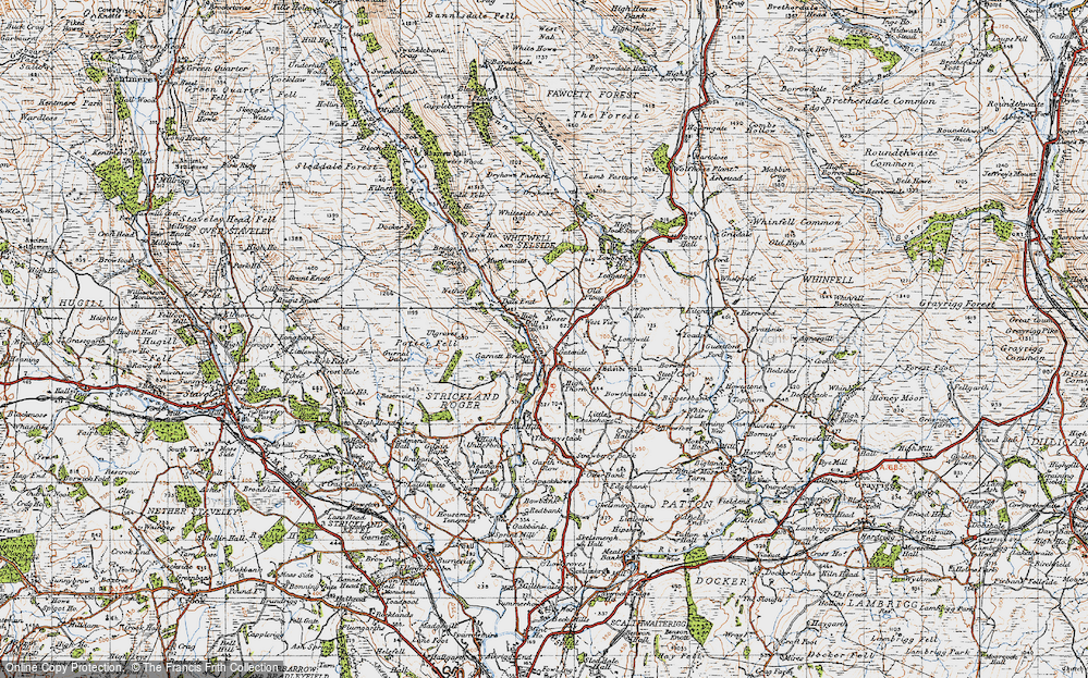 Old Map of Watchgate, 1947 in 1947