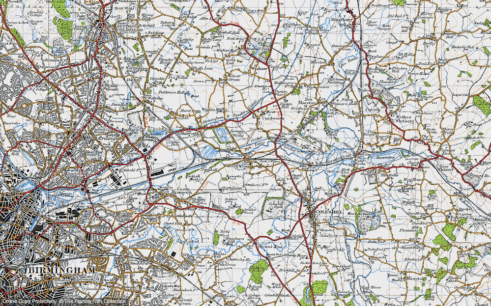 Old Map of Water Orton, 1946 in 1946