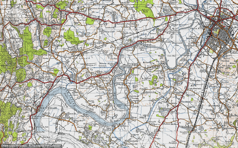 Old Map of Waterend, 1947 in 1947