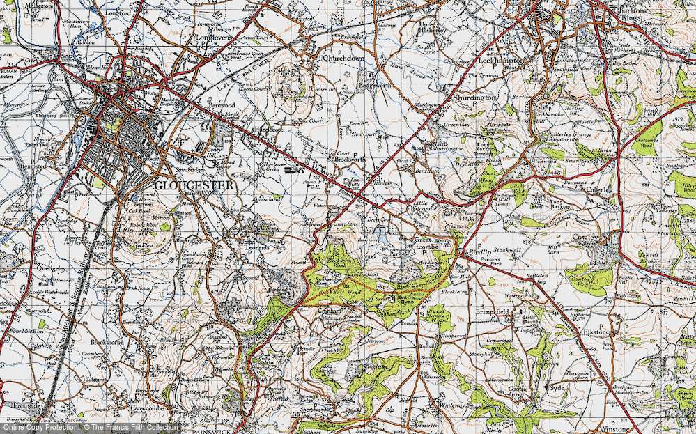 Old Map of Watermead, 1946 in 1946