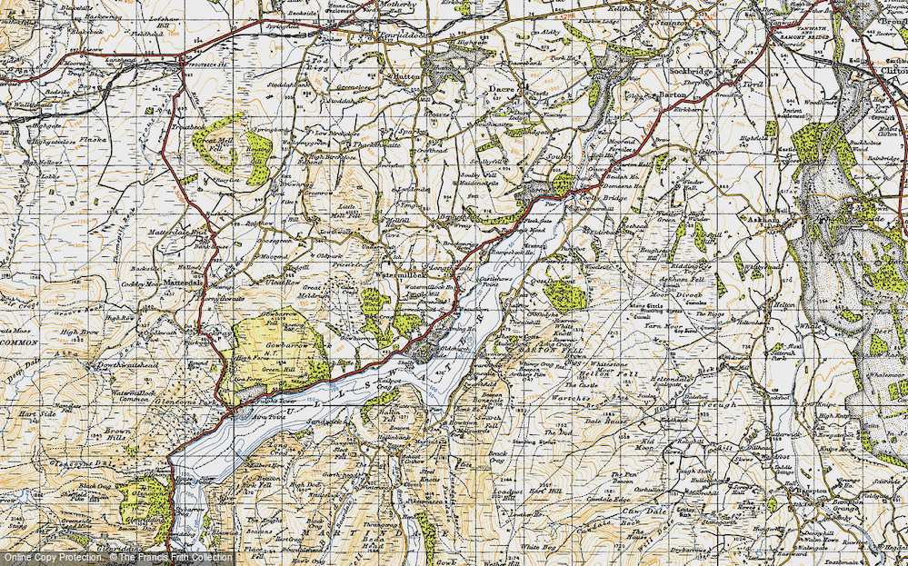 Old Map of Watermillock, 1947 in 1947