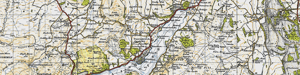 Old map of Beauthorn in 1947