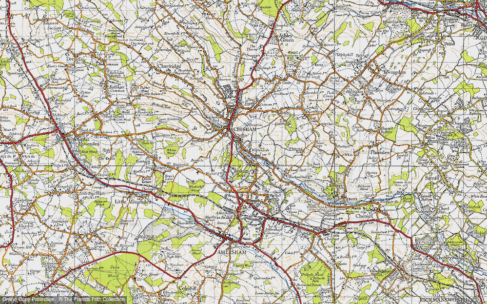 Old Map of Waterside, 1946 in 1946