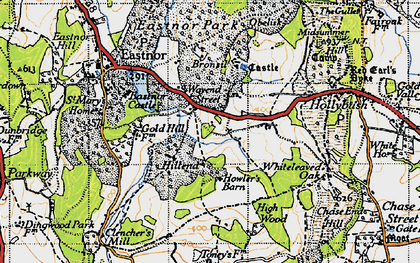 Old map of Wayend Street in 1947