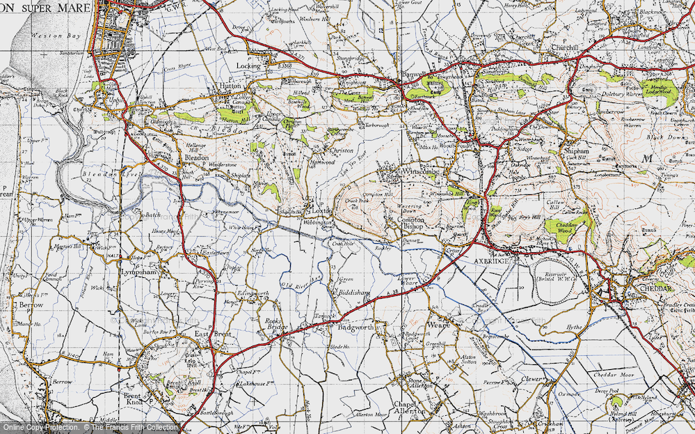 Old Map of Webbington, 1946 in 1946