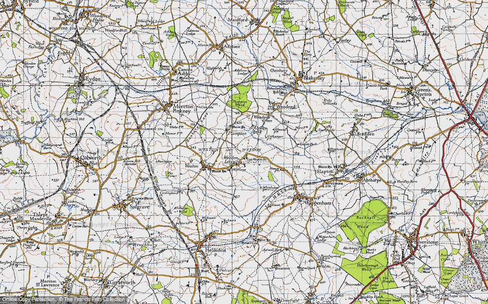 Old Maps of Weedon Lois, Northamptonshire - Francis Frith