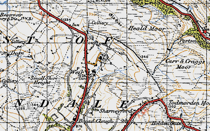 Old map of Weir in 1947