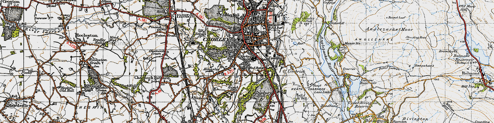 Old map of Weld Bank in 1947