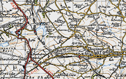 Old map of Well Heads in 1947