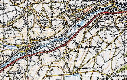 Old map of Wellhouse in 1947