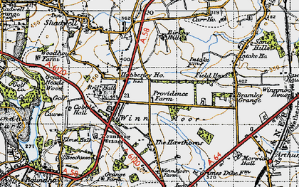Old map of Birkby Hill in 1947