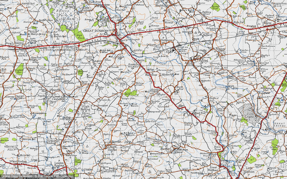 Old Map of Wellstye Green, 1946 in 1946