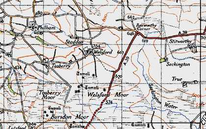 Old map of Welsford in 1946