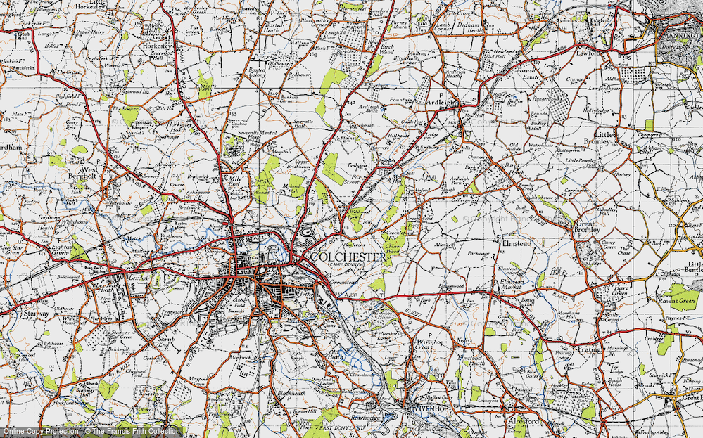 Old Map of Welshwood Park, 1945 in 1945