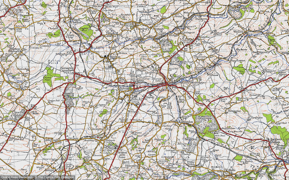 Historic Ordnance Survey Map Of Welton, 1946 - Francis Frith