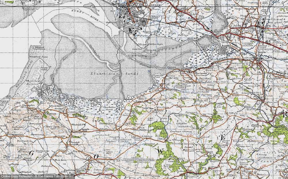 Historic Ordnance Survey Map of Wernffrwd, 1947