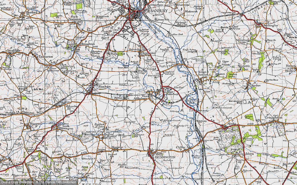 Old Map of West Adderbury, 1946 in 1946