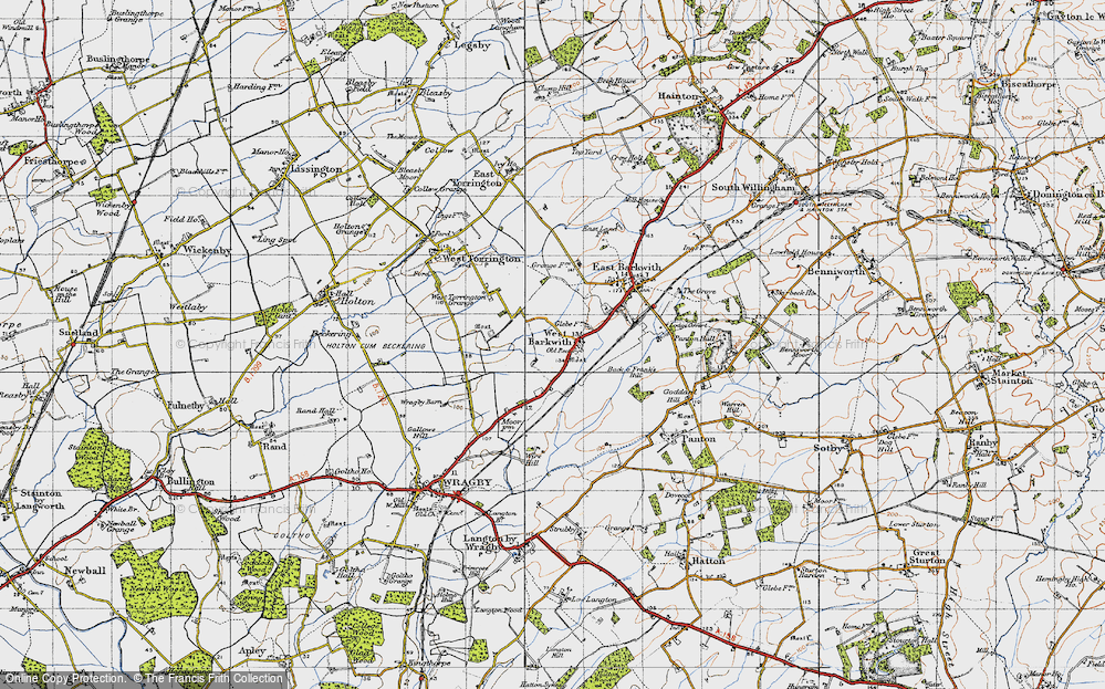 Old Map of West Barkwith, 1946 in 1946