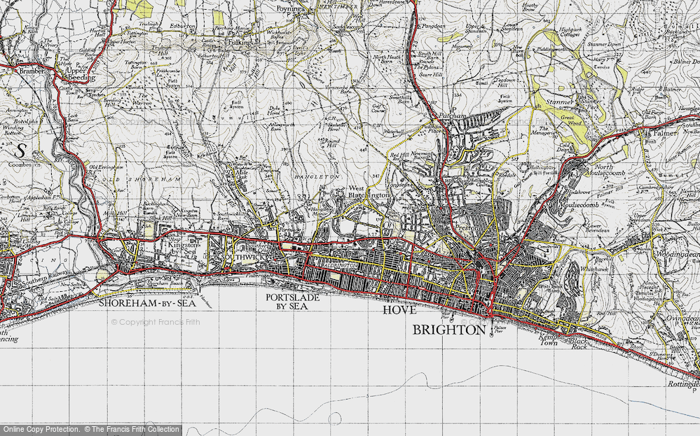 Old Map of West Blatchington, 1940 in 1940