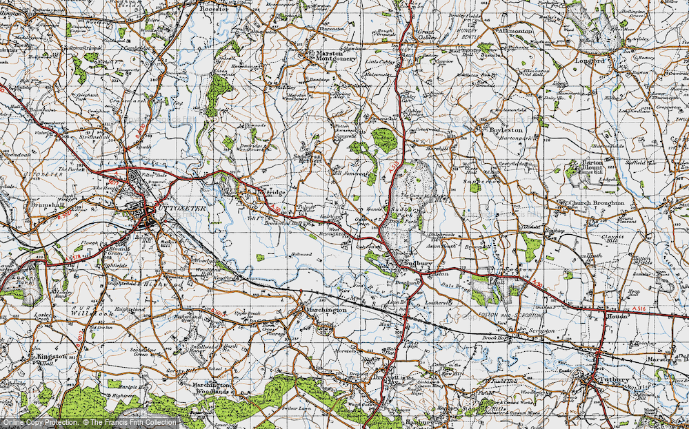 Old Map of West Broughton, 1946 in 1946