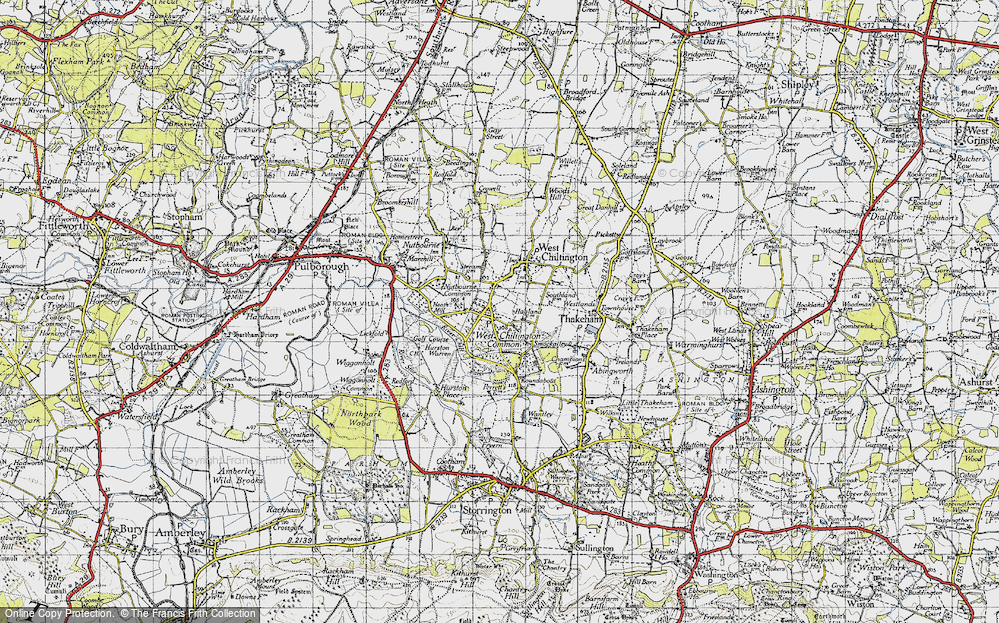 Old Map of West Chiltington Common, 1940 in 1940