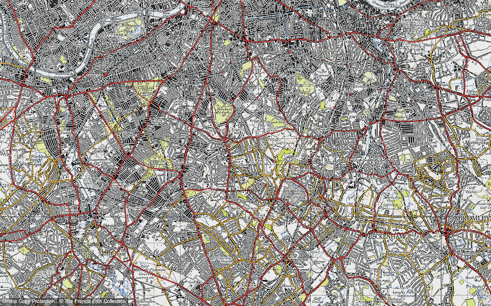 Old Map of West Dulwich, 1946 in 1946