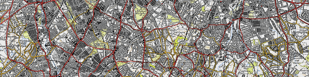 Old map of West Dulwich in 1946
