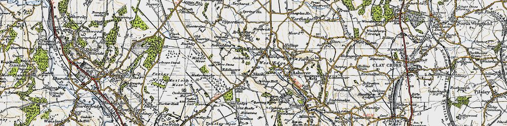 Old map of West Edge in 1947