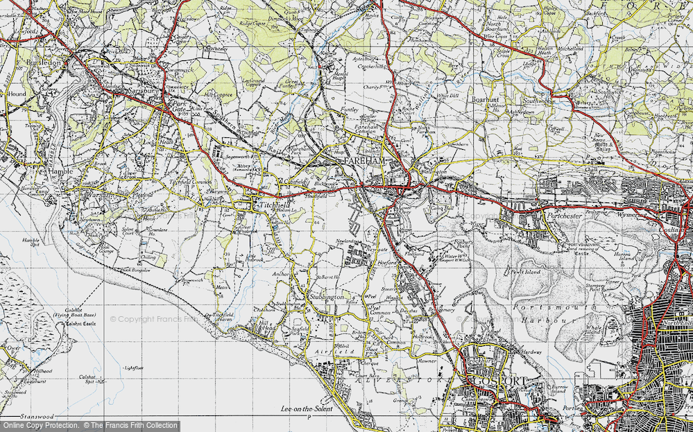 Old Map of West End, 1945 in 1945