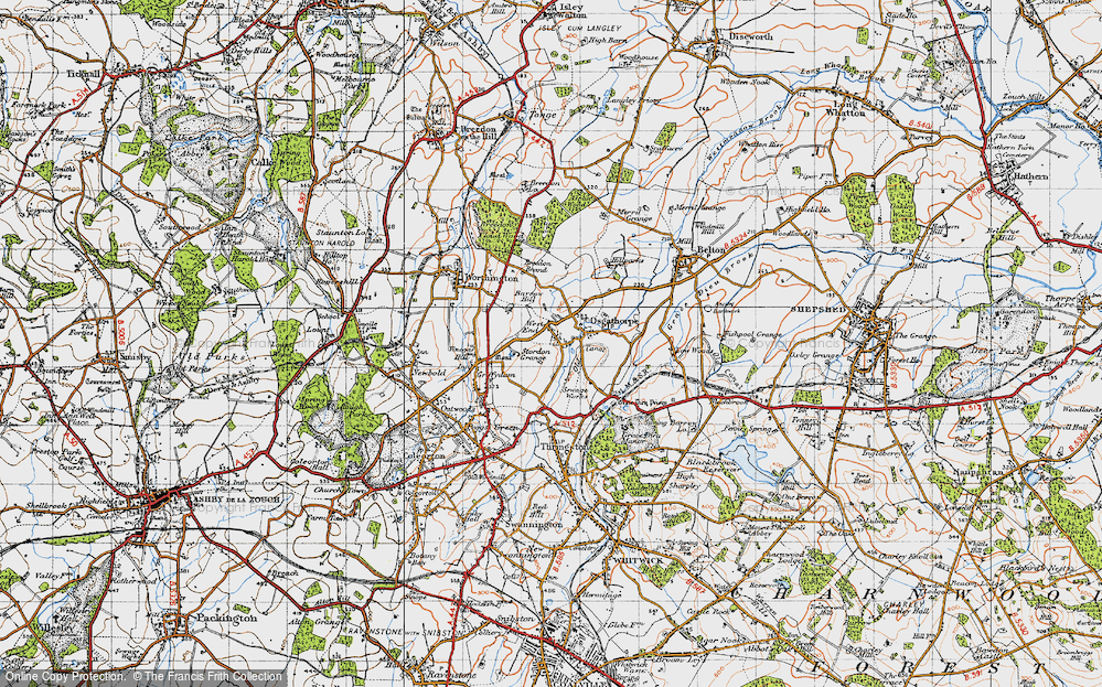 Old Map of West End, 1946 in 1946