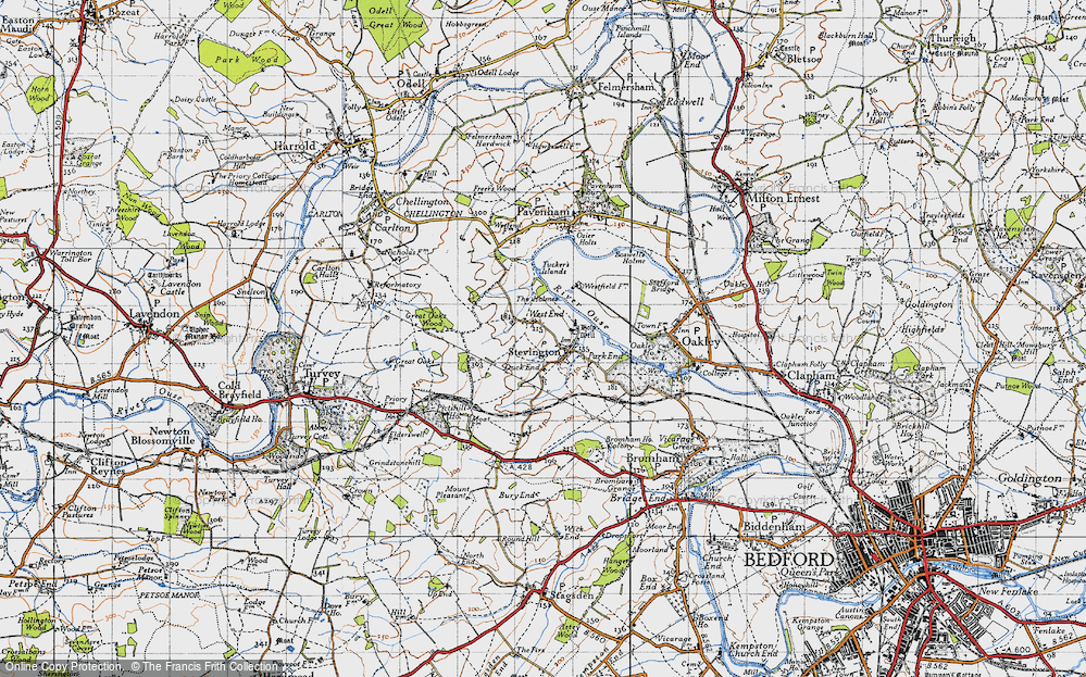 Old Map of West End, 1946 in 1946