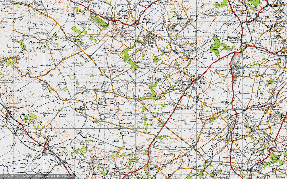 Old Map of West End, 1946 in 1946