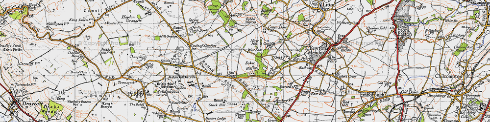 Old map of Wurt Pit in 1946