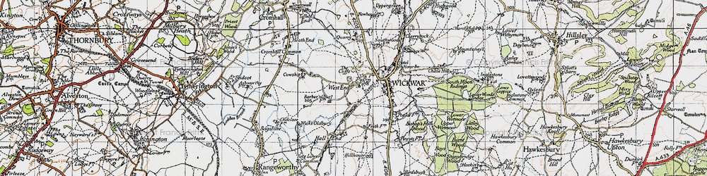 Old map of West End in 1946